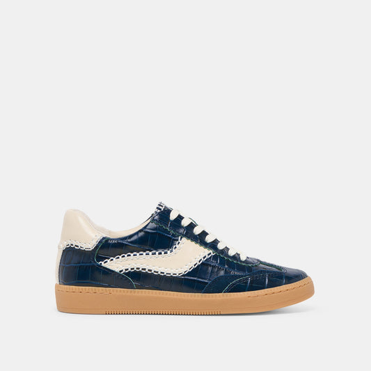 NOTICE STITCH SNEAKERS INK CROCO EMBOSSED LEATHER
 – Dolce Vita | Dolce Vita