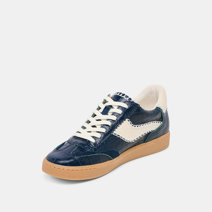 NOTICE STITCH SNEAKERS INK CROCO EMBOSSED LEATHER
 – Dolce Vita | Dolce Vita