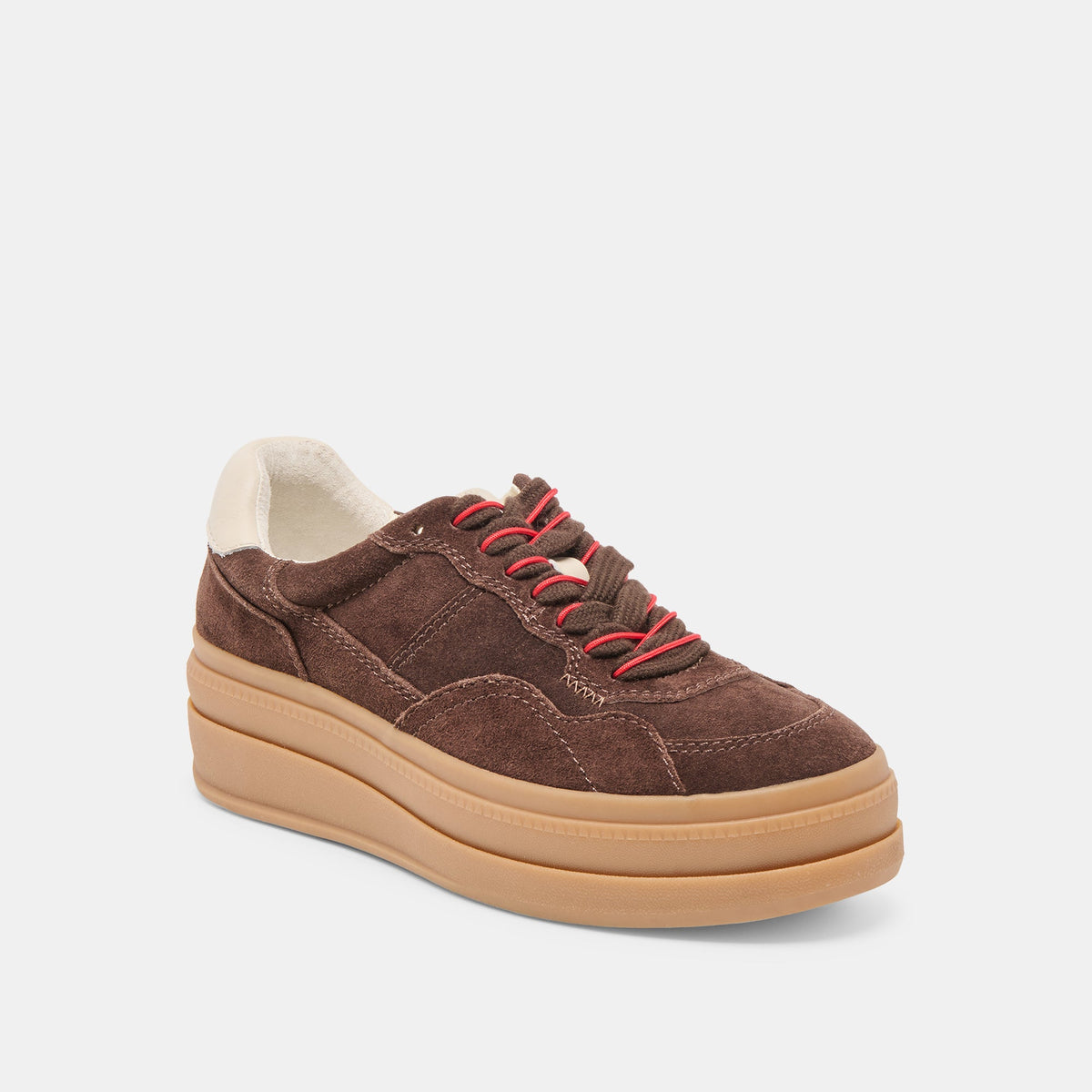 Naomy H2O Waterproof Dk Brown Suede Sneakers | Dolce Vita