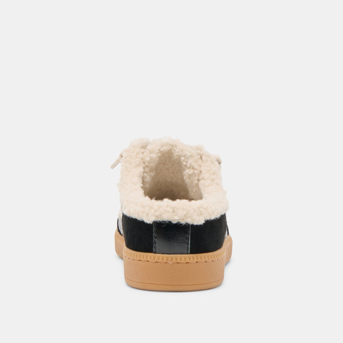 Notice Slide Plush Black Woven Leather Sneakers | Dolce Vita