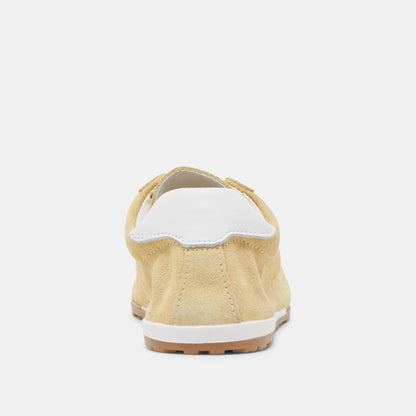 Serina Yellow Suede Sneakers | Dolce Vita