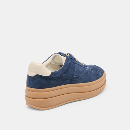 Naomy H2O Waterproof Navy Suede Sneakers | Dolce Vita