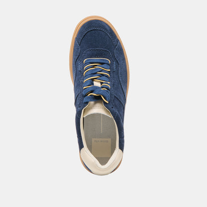Naomy H2O Waterproof Navy Suede Sneakers | Dolce Vita