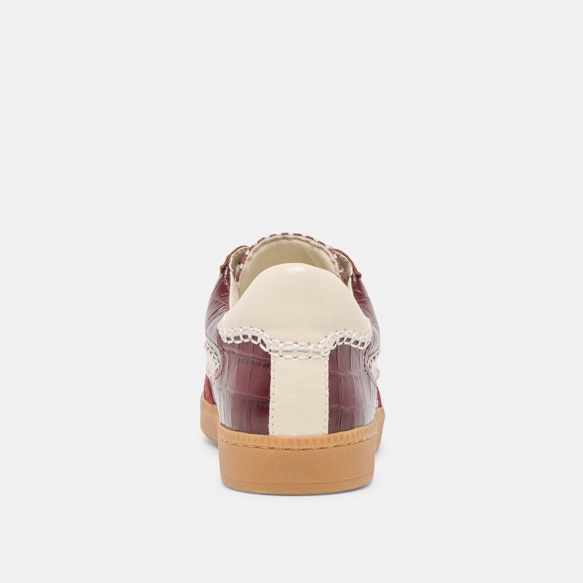 NOTICE STITCH SNEAKERS OXBLOOD CROCO EMBOSSED LEATHER
 – Dolce Vita | Dolce Vita