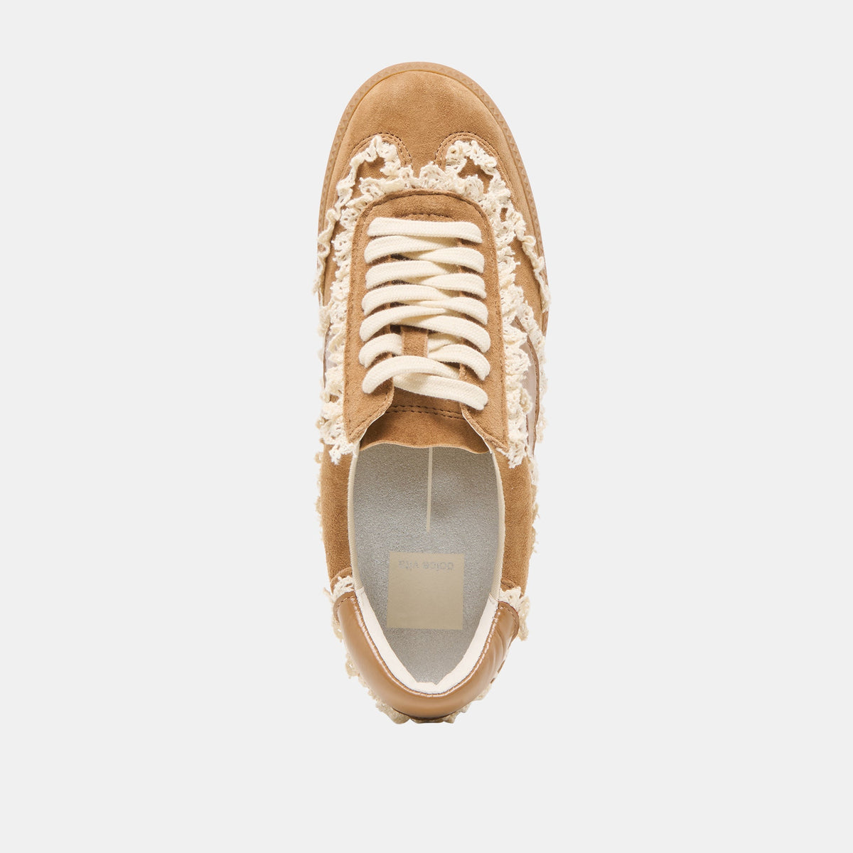 Notice Lace Lt Brown Suede Sneakers | Dolce Vita