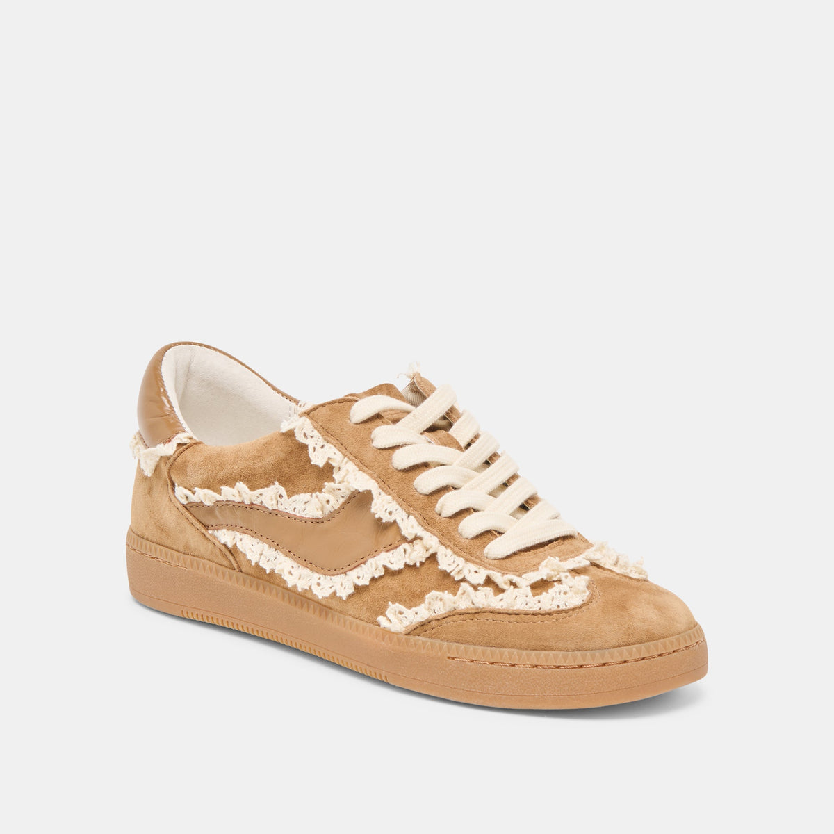 Notice Lace Lt Brown Suede Sneakers | Dolce Vita