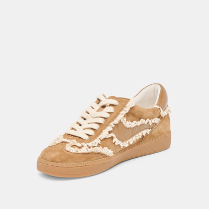 Notice Lace Lt Brown Suede Sneakers | Dolce Vita