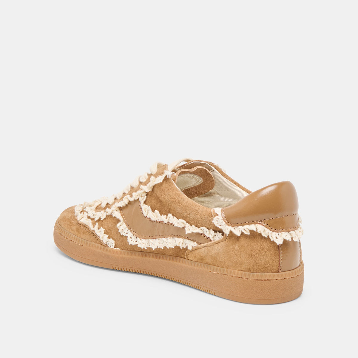 Notice Lace Lt Brown Suede Sneakers | Dolce Vita