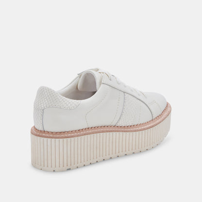 TIGER SNEAKERS WHITE LEATHER
 – Dolce Vita | Dolce Vita