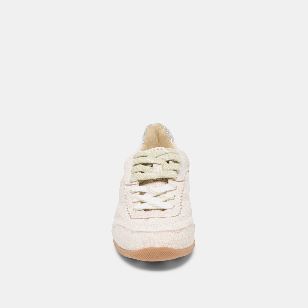 Laini Off White Crackled Leather Sneakers | Dolce Vita