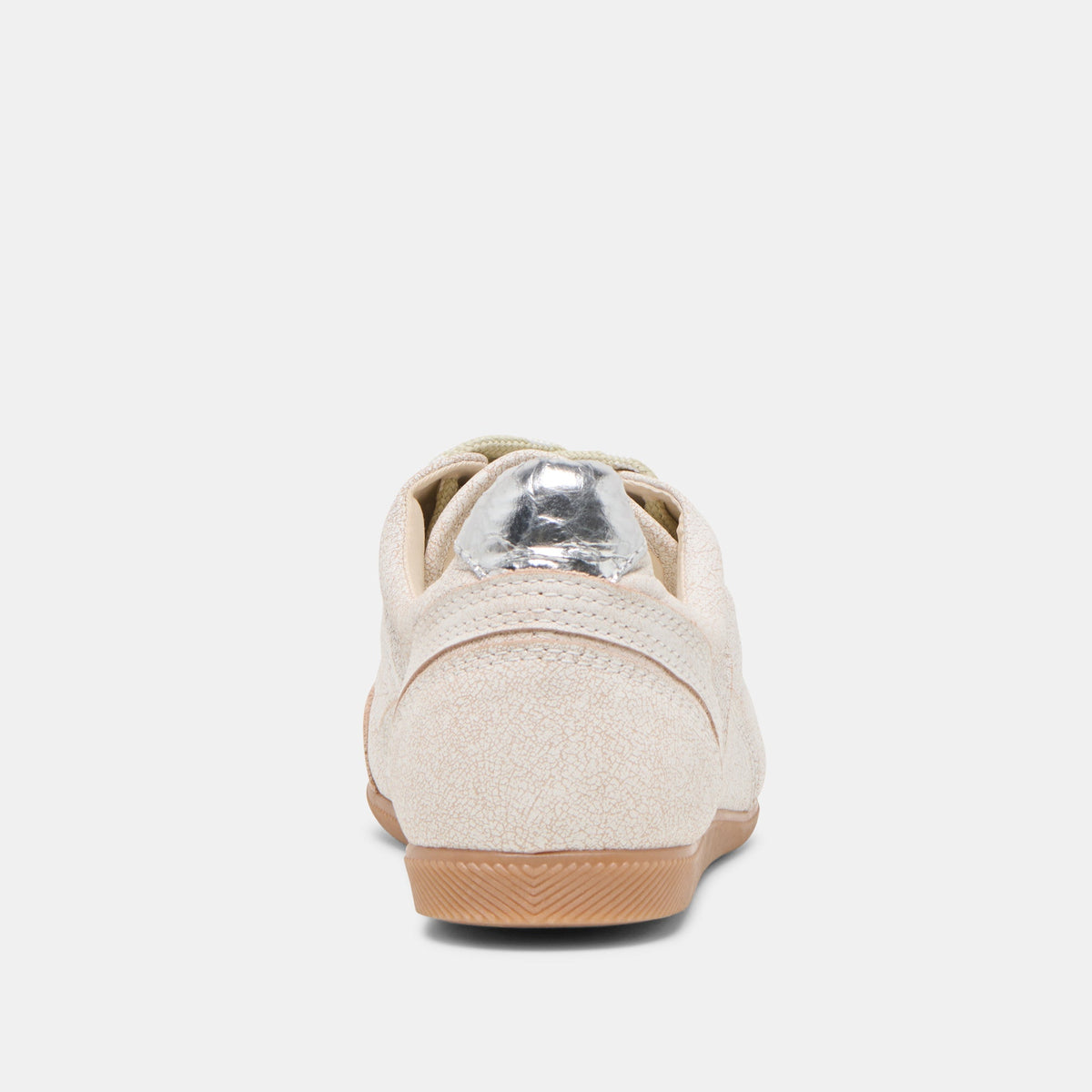 Laini Off White Crackled Leather Sneakers | Dolce Vita