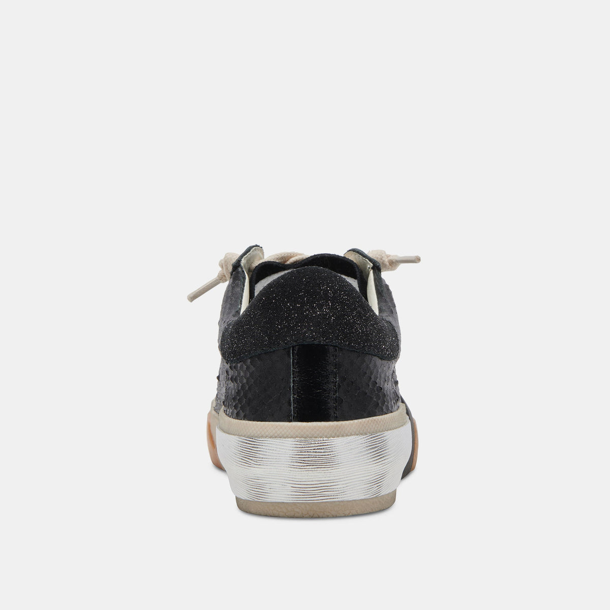 Zina Sneakers Onyx Embossed Leather | Women's Sneakers
 – Dolce Vita | Dolce Vita