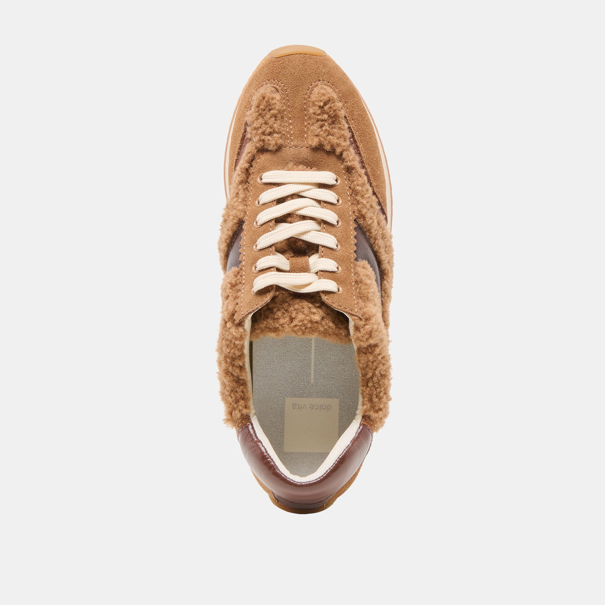 B.NTCD Plush Brown Plush Sneakers | Dolce Vita