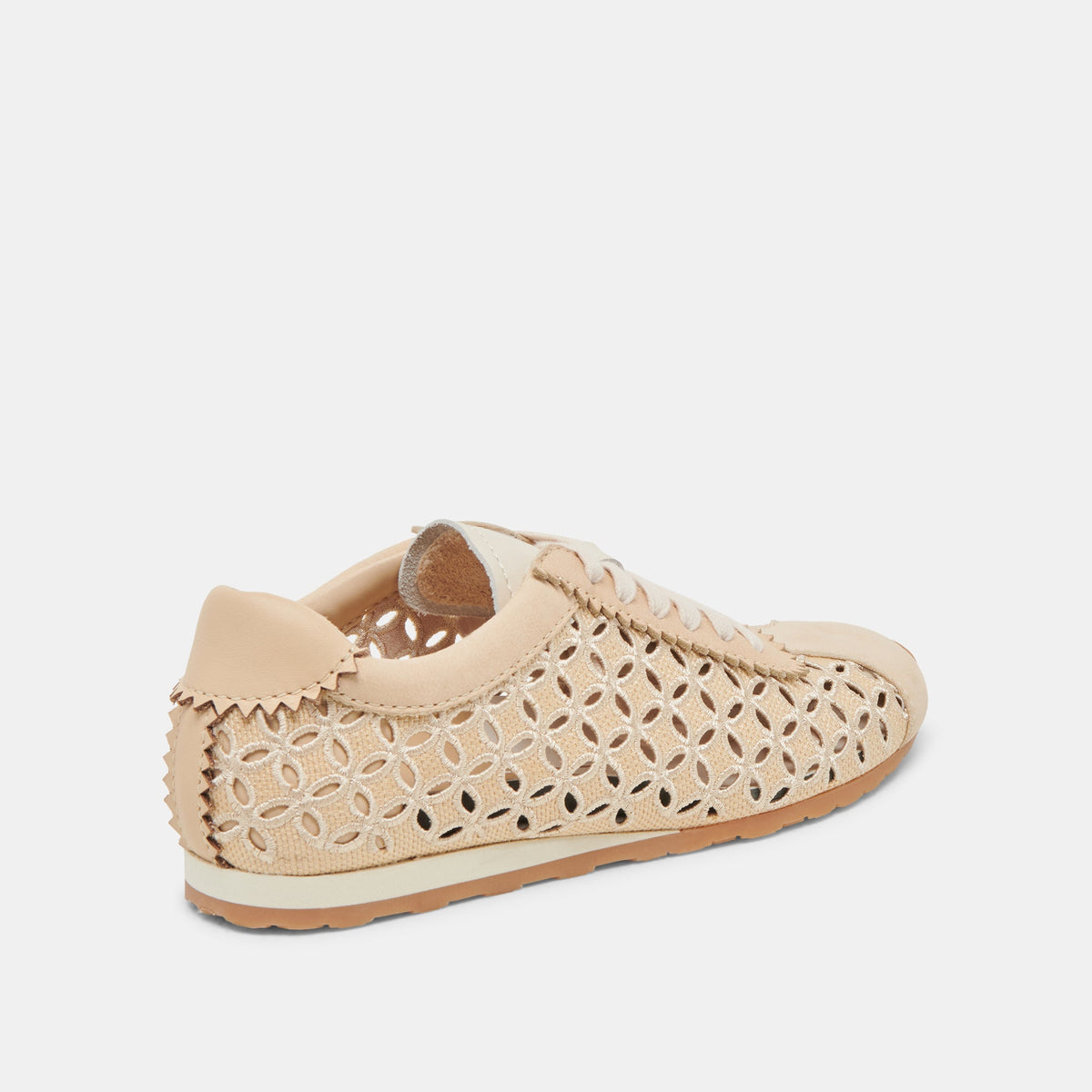 DANIE EYELET PERF SNEAKERS LT NATURAL RAFFIA
 – Dolce Vita | Dolce Vita