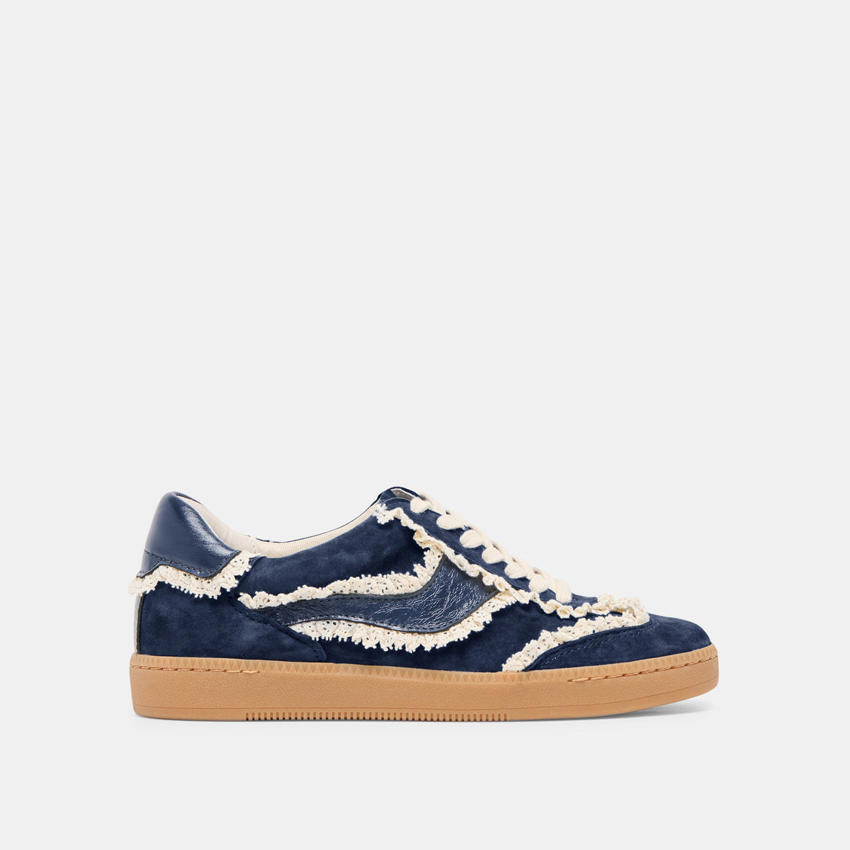 Notice Lace Navy Suede Sneakers | Dolce Vita