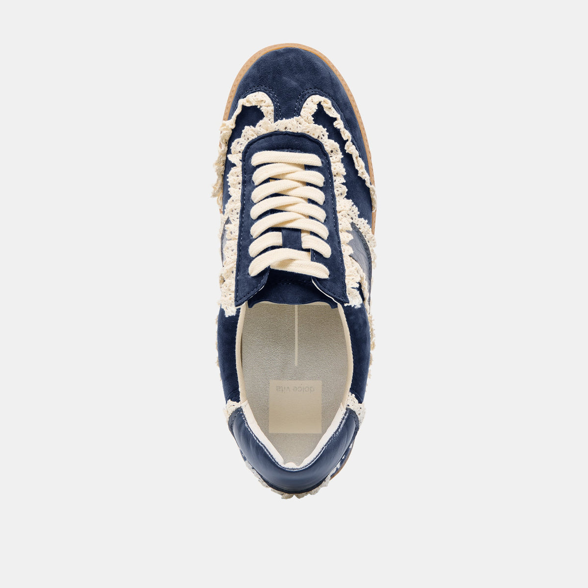 Notice Lace Navy Suede Sneakers | Dolce Vita