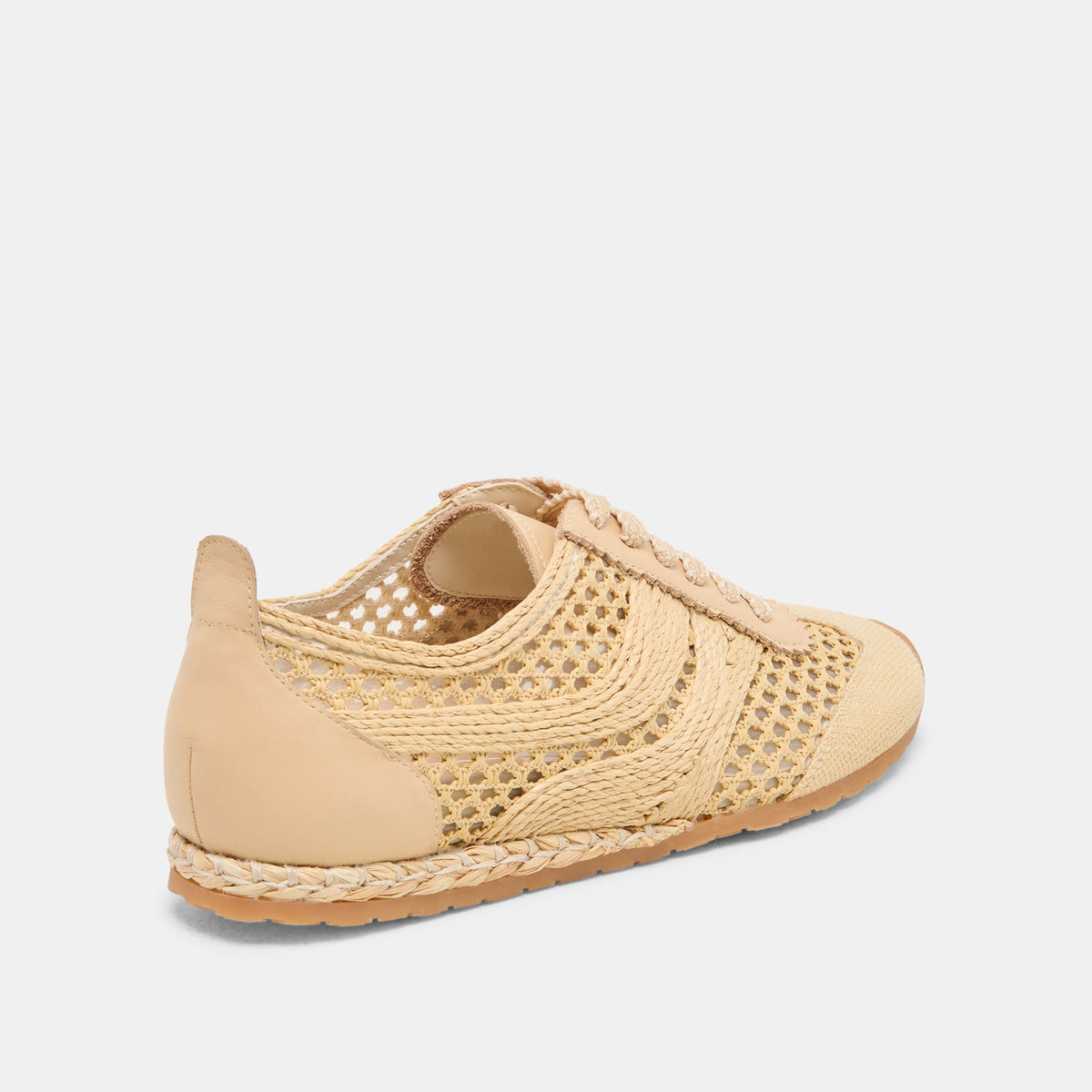 Dream Lt Natural Woven Raffia Sneakers | Dolce Vita