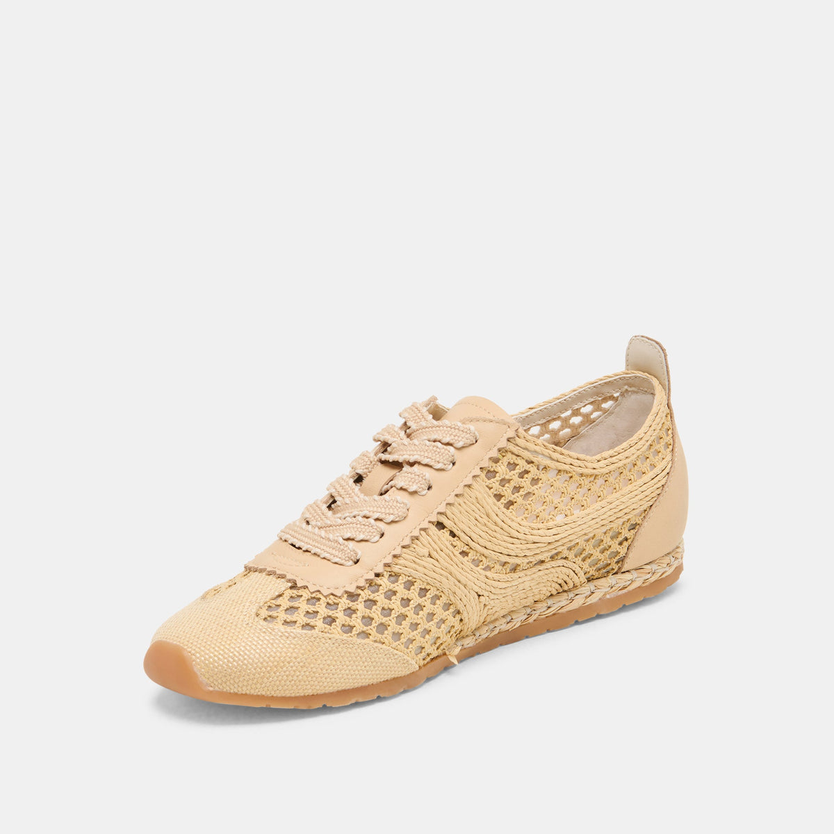 Dream Lt Natural Woven Raffia Sneakers | Dolce Vita