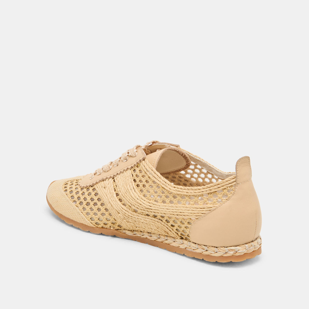 Dream Lt Natural Woven Raffia Sneakers | Dolce Vita