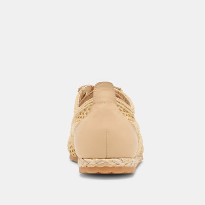 Dream Lt Natural Woven Raffia Sneakers | Dolce Vita