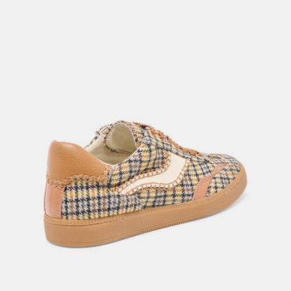 Notice Stitch Yellow Plaid Tweed Sneakers | Dolce Vita