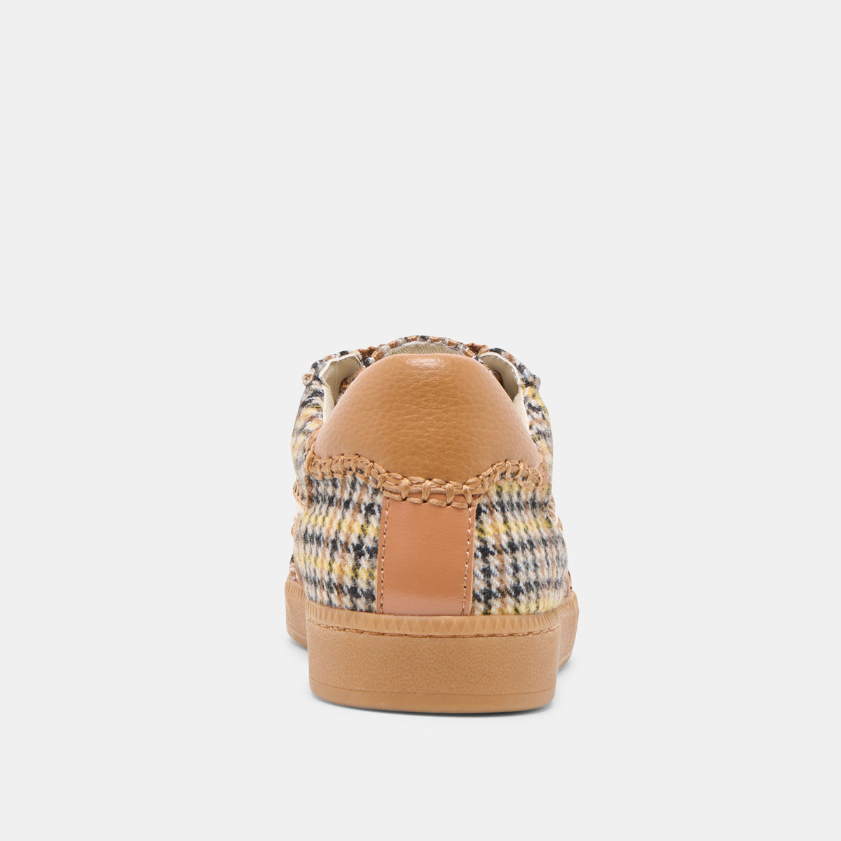Notice Stitch Yellow Plaid Tweed Sneakers | Dolce Vita