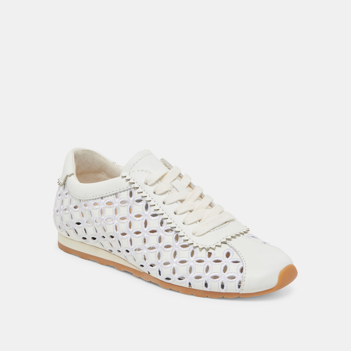 DANIE EYELET PERF SNEAKERS TRUE WHITE LEATHER
 – Dolce Vita | Dolce Vita