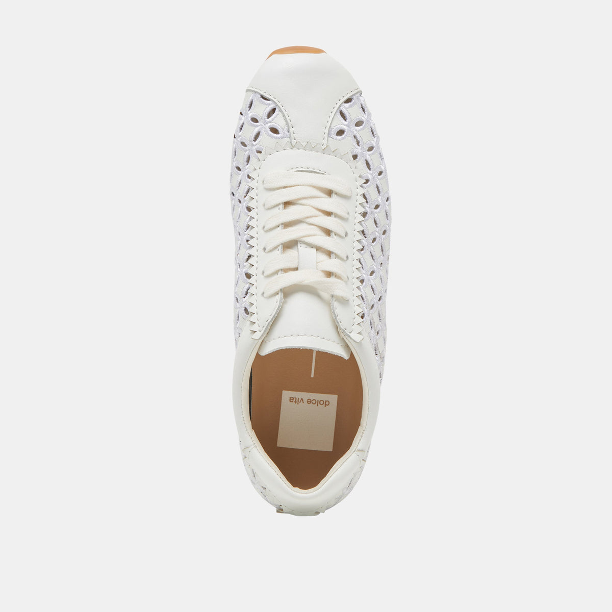 DANIE EYELET PERF SNEAKERS TRUE WHITE LEATHER
 – Dolce Vita | Dolce Vita