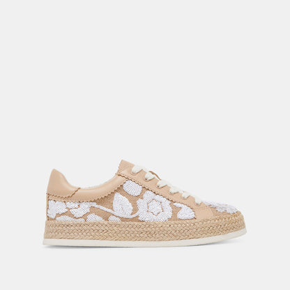 AZALIA SNEAKERS NATURAL MULTI FLORAL SEQUIN
 – Dolce Vita | Dolce Vita