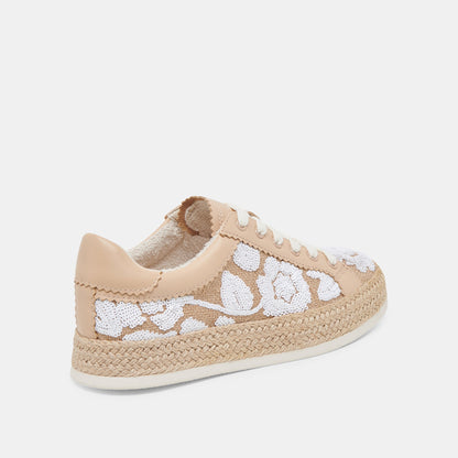 AZALIA SNEAKERS NATURAL MULTI FLORAL SEQUIN
 – Dolce Vita | Dolce Vita