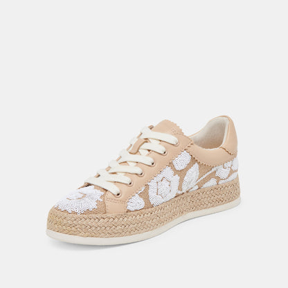 AZALIA SNEAKERS NATURAL MULTI FLORAL SEQUIN
 – Dolce Vita | Dolce Vita