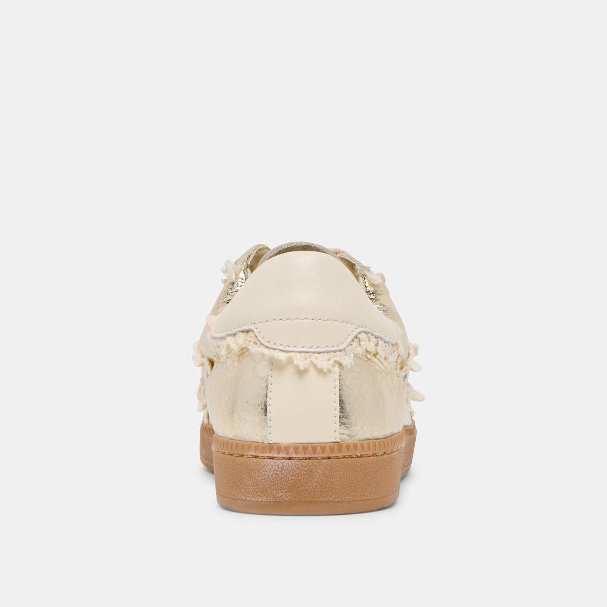 Notice Lace Platinum Distressed Leather Sneakers | Dolce Vita