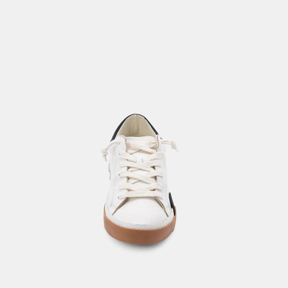 ZINA SNEAKERS WHITE BLACK LEATHER
 – Dolce Vita | Dolce Vita