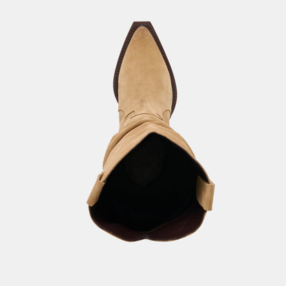 Buckly Camel Suede Boots | Dolce Vita