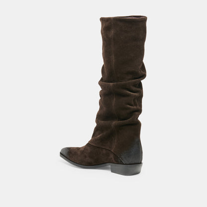 Marla Dk Brown Suede Boots | Dolce Vita