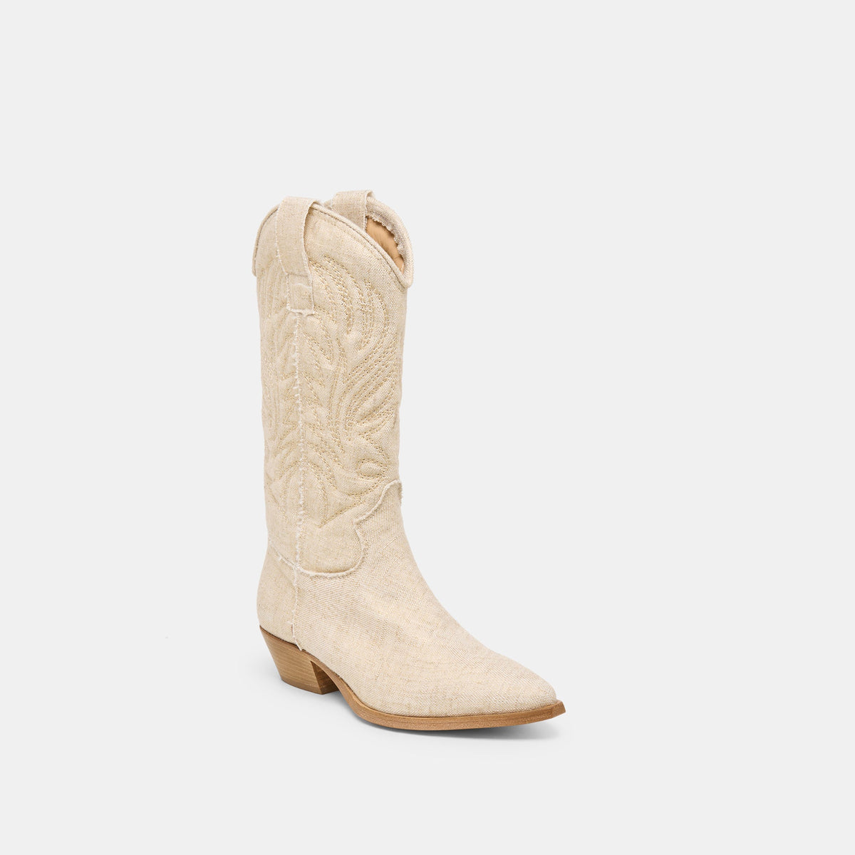 Tanner Bone Fabric Boots | Dolce Vita