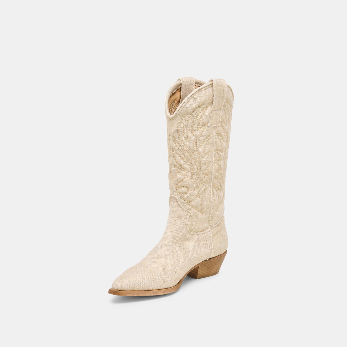 Tanner Bone Fabric Boots | Dolce Vita