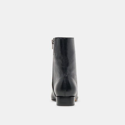 Tarine Black Leather Booties | Dolce Vita
