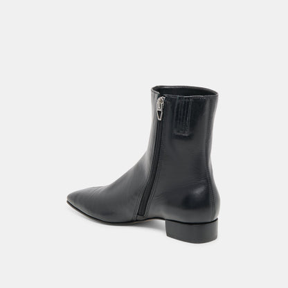 Tarine Black Leather Booties | Dolce Vita