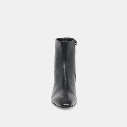 Tarine Black Leather Booties | Dolce Vita