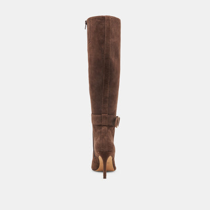 KINZY BOOTS DK BROWN SUEDE
 – Dolce Vita | Dolce Vita