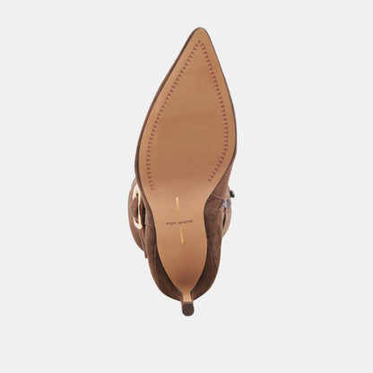 KINZY BOOTS DK BROWN SUEDE
 – Dolce Vita | Dolce Vita