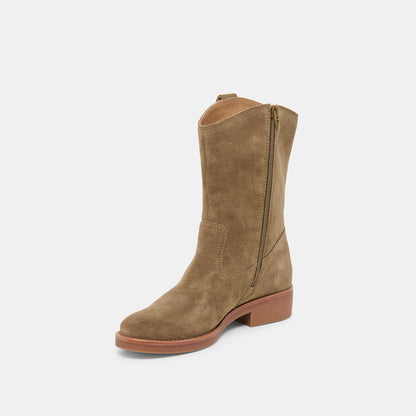 Haline H2O Olive Suede Waterproof Boots | Dolce Vita