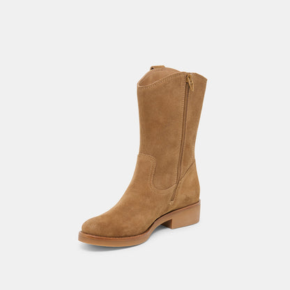 Haline H2O Lt Brown Suede Waterproof Boots | Dolce Vita
