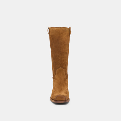 Romie Brown Suede Boots | Dolce Vita