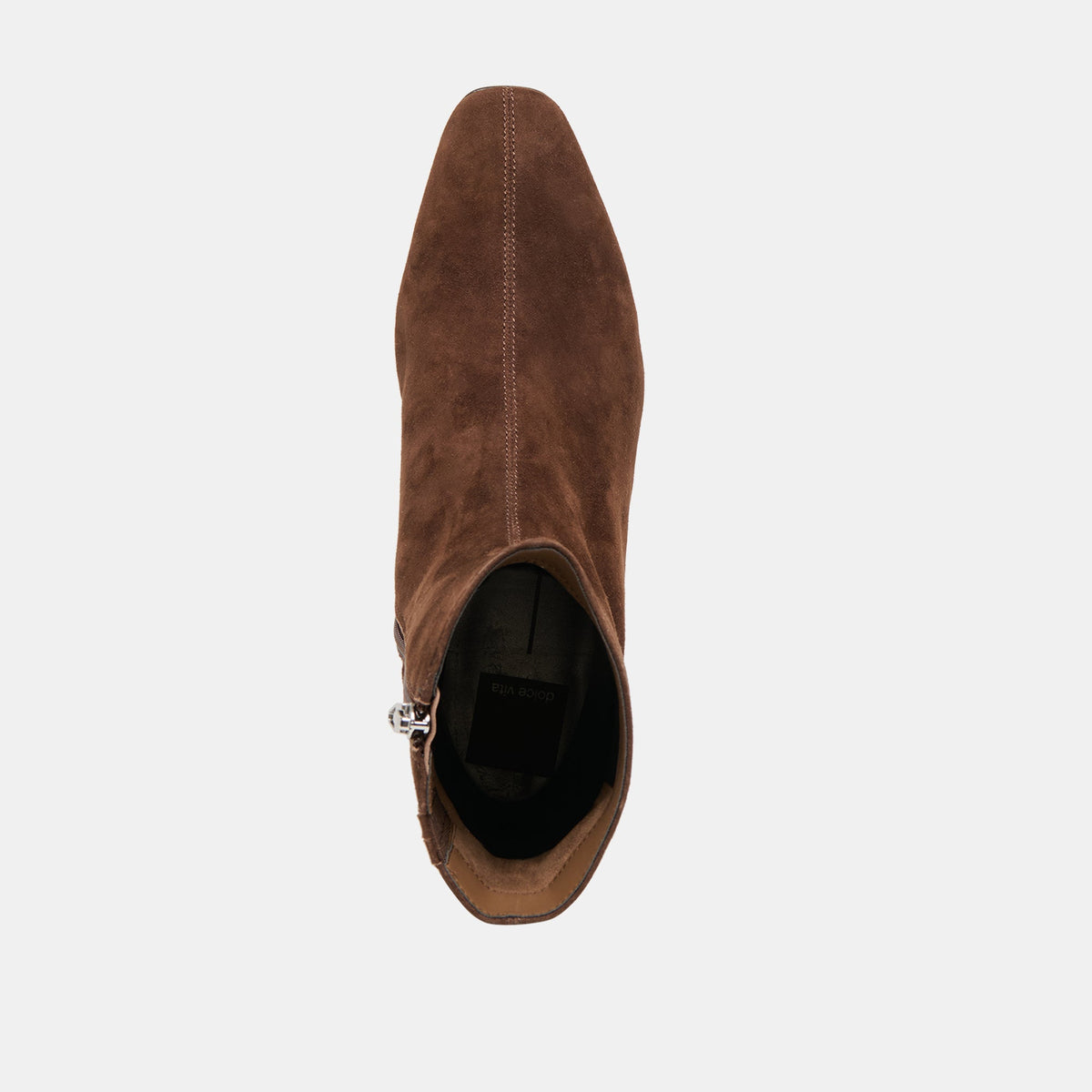 Tarine Dk Brown Nubuck Booties | Dolce Vita