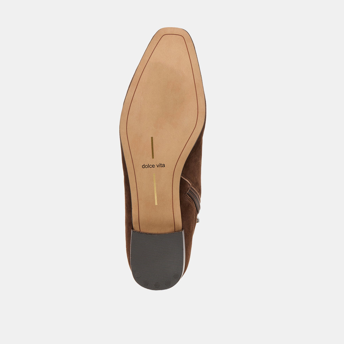 Tarine Dk Brown Nubuck Booties | Dolce Vita