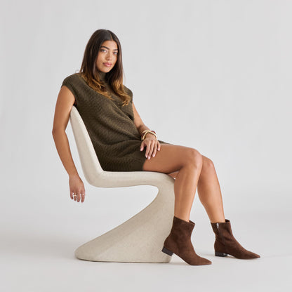 Tarine Dk Brown Nubuck Booties | Dolce Vita
