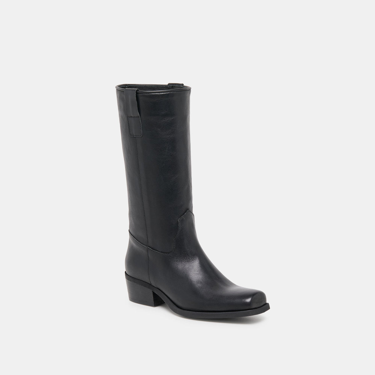 Romie Black Leather Boots | Dolce Vita