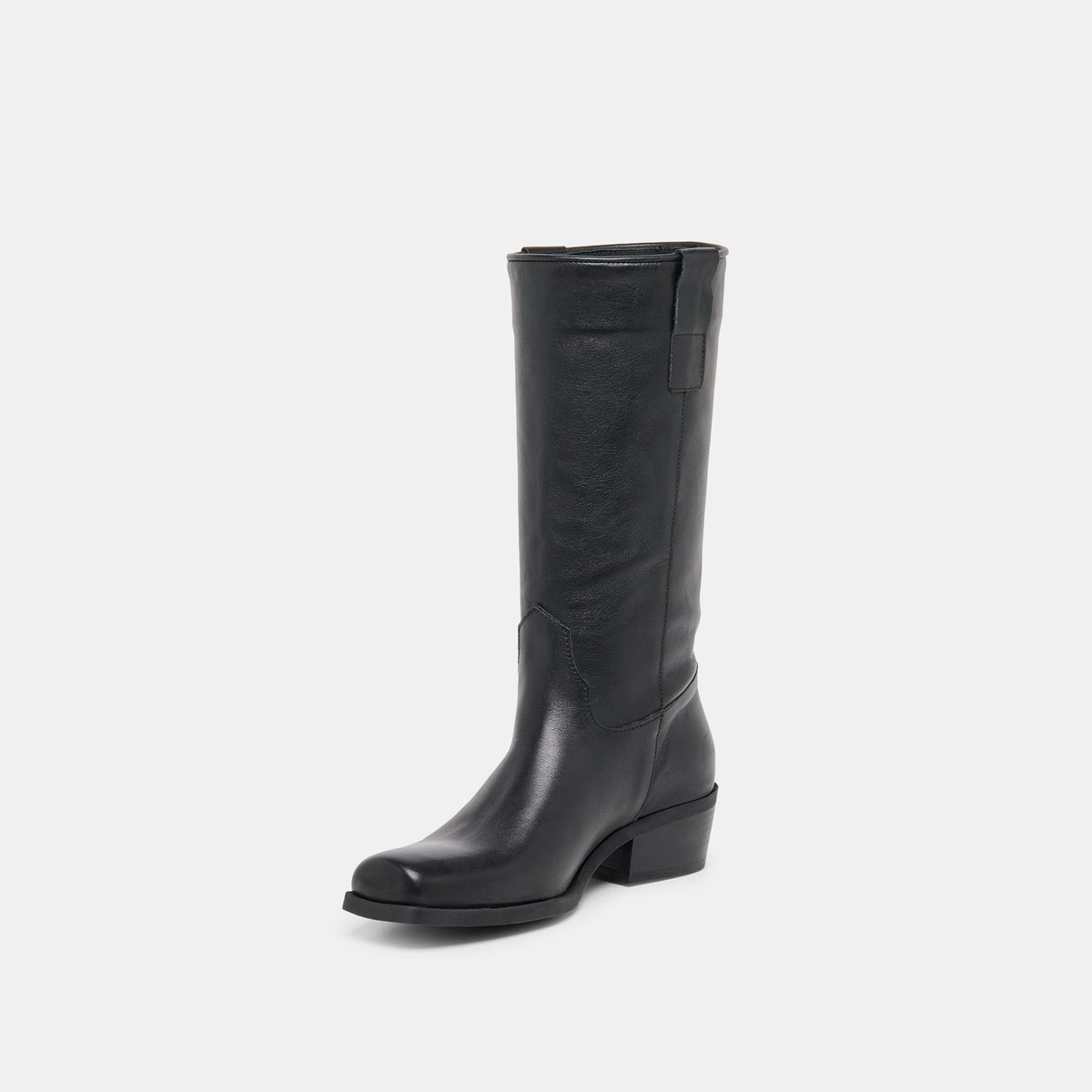 Romie Black Leather Boots | Dolce Vita